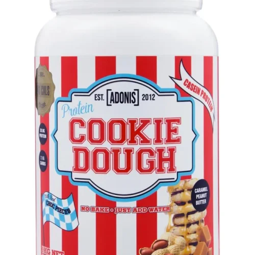 الكوكيز (Cookie Dough) قطع شوكولاتة حقيقية و كراميل زبدة الفول السوداني