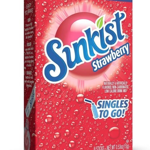 مشروب Sunkist بنكهة الفراولة 🍓