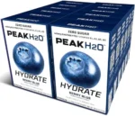 مسحوق مشروب إلكتروليت يسمى "PEAK H2O™ HYDRATE" التوت الأزرق