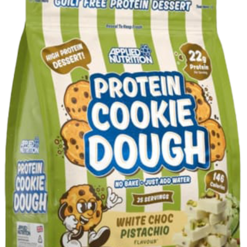 بروتين Cookie Doughشوكولاتة بيضاء وفستق 🍪