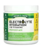 Hydration + B Vitamins Powder Mix بنكهة الليمون.