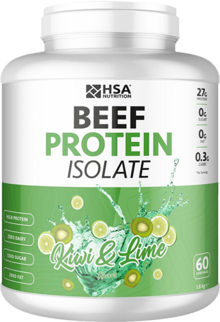 (Beef Protein Isolate) بروتين بنكهة الكيوي والليمون