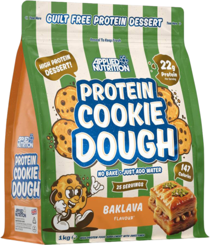 Protein Cookie Dough بنكهة البقلاوة 🍪🍯