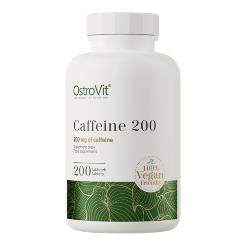 Ostrovit Caffeine 200 (200 ملغ كافيين، 200 قرص). 💊