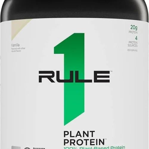 مسحوق البروتين النباتي النكهة: فانيليا . 🌿💪